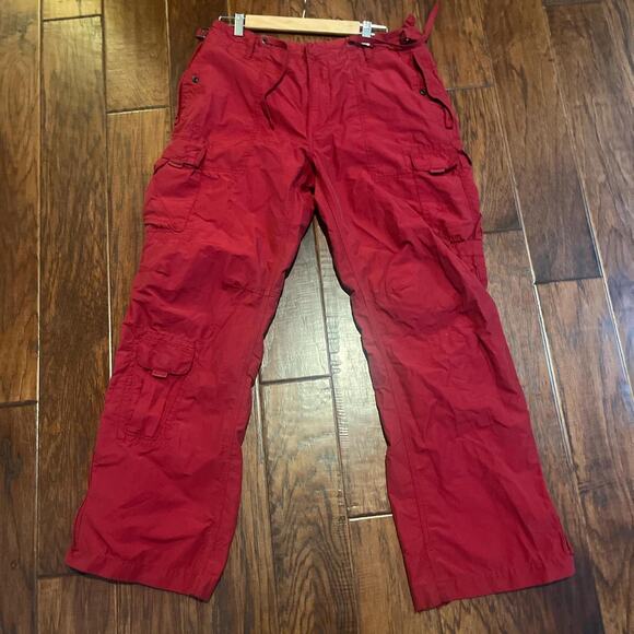 Red Gap Cargo Utility Style zip festival style pants Medium - Picture 3 of 7